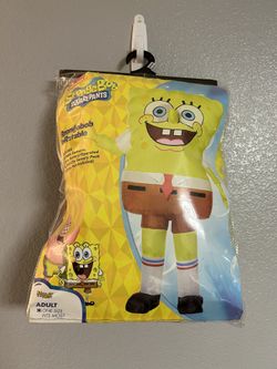 Spongebob Squarepants Inflatable Adult Halloween Costume ONE SIZE