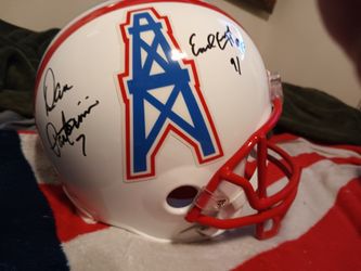 Earl Campbell & Dan Pastorini Autographs With COA