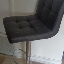 Leather Bar  Stool