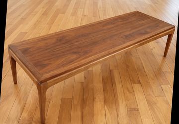 Mid-Century Modern Walnut Coffee Table