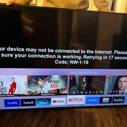 Samsung 70” Smart TV – With Remote – Great Condition