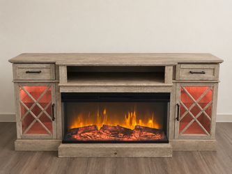 Fireplace TV Stand **read description**