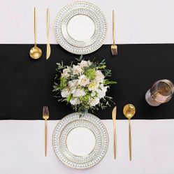 Black Table Runners 