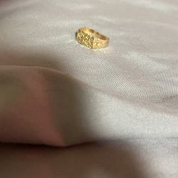 10k Nugget Ring