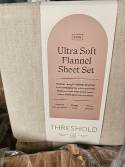 King size flanner bed set