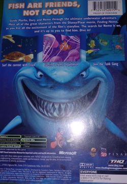 Xbox FINDING NEMO CLASSIC FOR THE KIDS GREAT CONDITION COLLECTORS ITEM