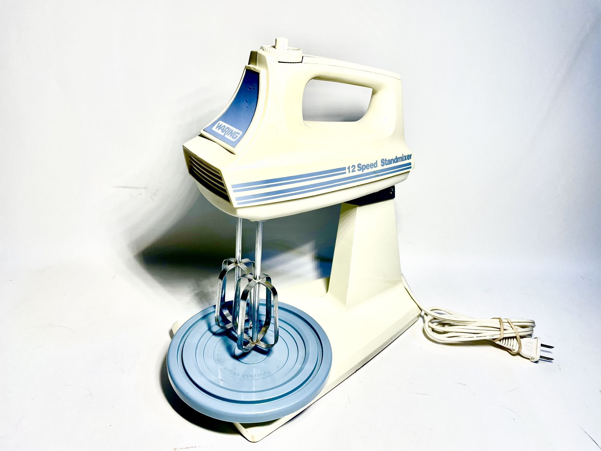 Vintage Waring 12 Speed Stand Mixer + Beaters All Original Parts
