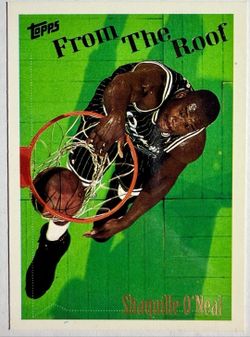 Shaquille O'Neal Basketball Card - Through the Roof Topps Insert Card