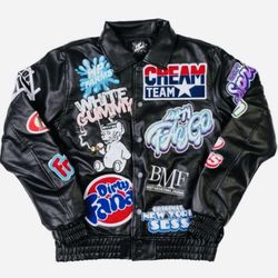 HP Farms "The Strains" Leather Bomber Jacket (Negotiable)