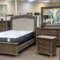 Brand new bedroom Set  in box- Shop now pay later $49 down. 🔥Free Delivery🔥 