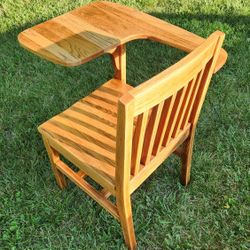 Classic wooden desk with Chair