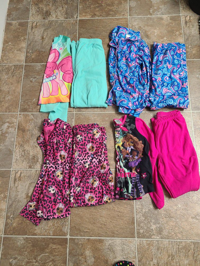 Girls Pajamas Size 10-12