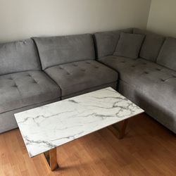 New Couch And Table
