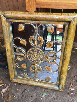 Metal Frame Mirror