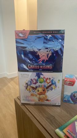 Pokemon  Chaos rising etb and prismatic etb