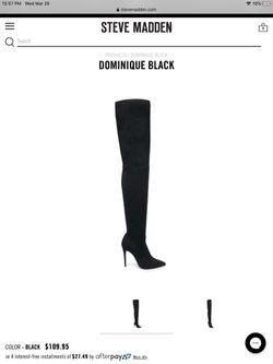 8.5 Steve Madden knee boots