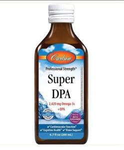 Carlson Super DPA Omega-3 Liquid Supplement - SEALED NEW