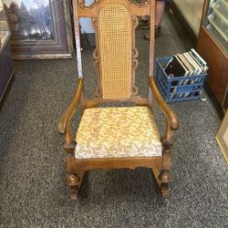 Antique Wooden Rocking Chair