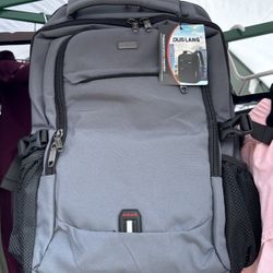 DUSLANG 17 Inch Laptop Backpack for Travel Water Resistant 17Inch, Dark Grey