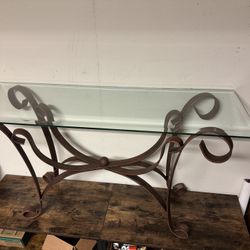 Glass Entryway Table Sofa Table Console Table