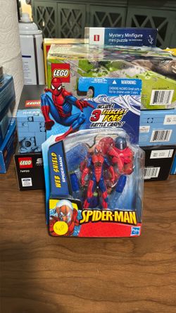 Marvel Web Shield Spider Man Action Figure 2009 Hasbro
