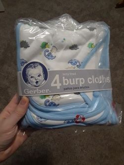 Gerber burp clothes