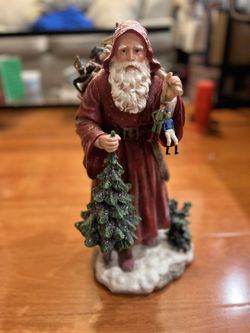 Vintage Christmas Santa Claus 16.5" w/Box