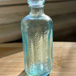 Antique Jitters Glass Bottle