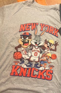 New York Knicks Vintage Cartoon Tee Shirt