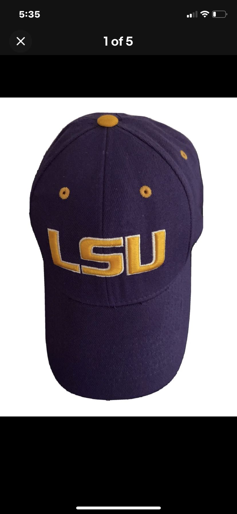 LSU Tigers SEC Top Of The World Hat