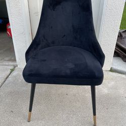 Velvet chairs X4