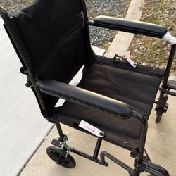 Transport Chair With Foot Rest