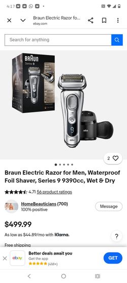 Braun shaver 9 series