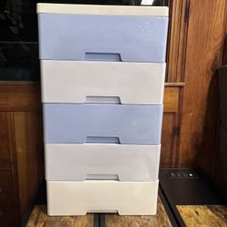 Plastic 5 Drawer 