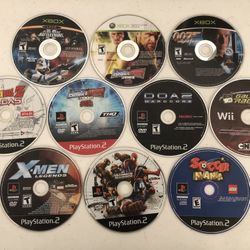 Xbox Xbox 360 Ps2 Wii Disc Only Games