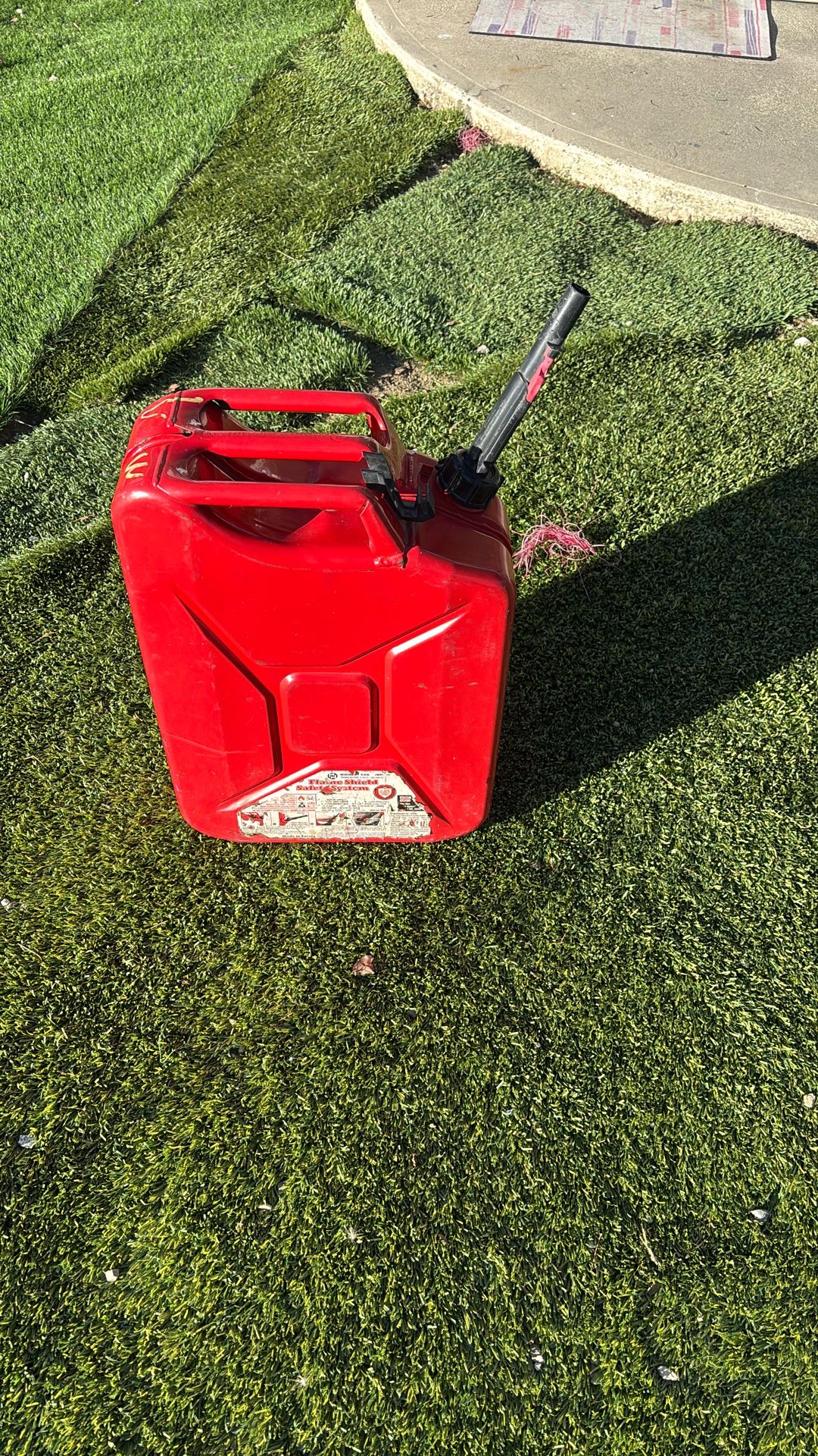 Five Us Gallon Metal Gas Tank Midwest Can Company