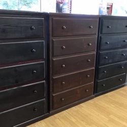 Jumbo Dresser 5 Drawers 100% Pinewood 🌲
