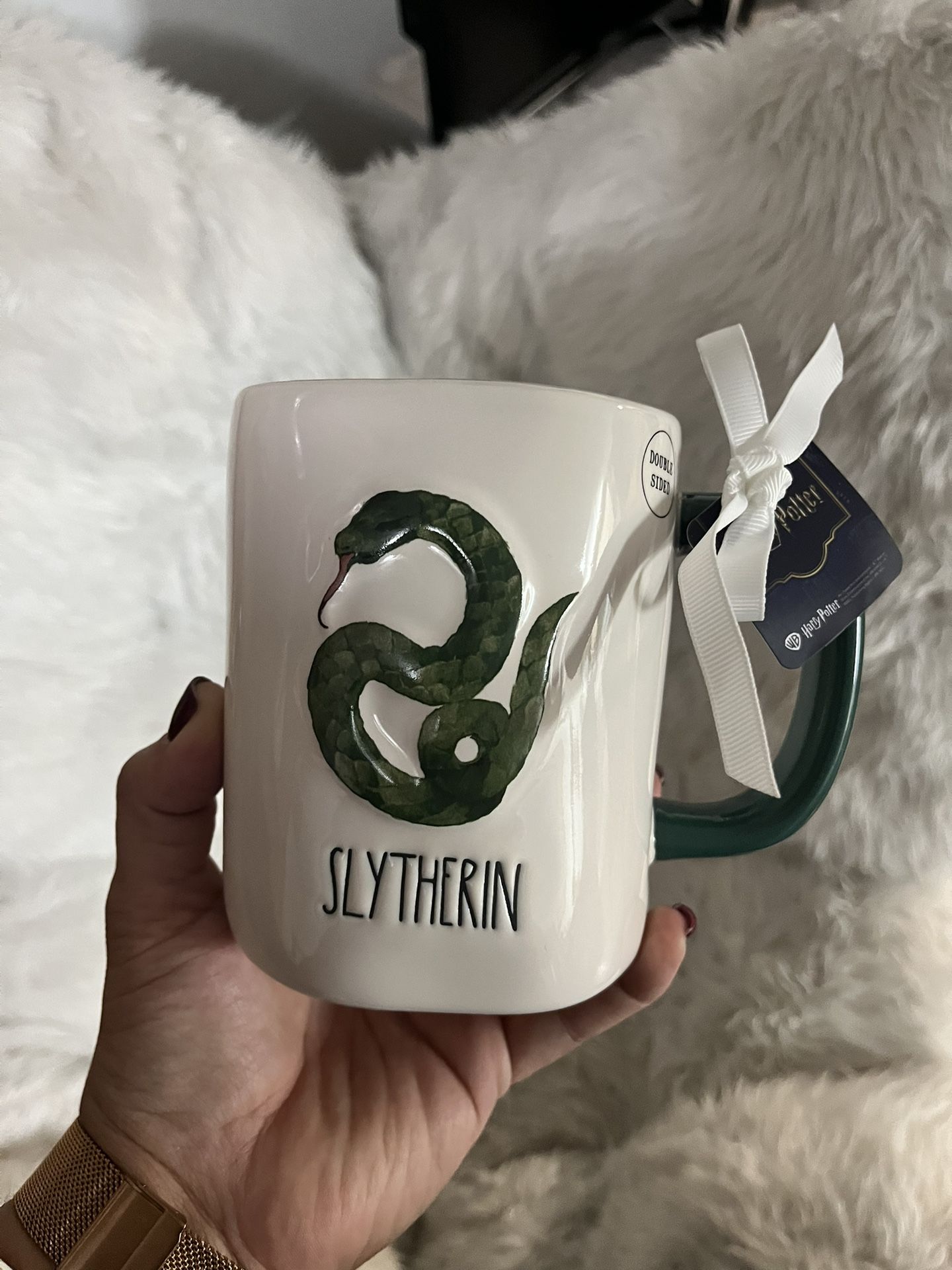 Slytherin Harry Potter Rae Dunn Double Sided Mug
