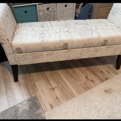 Ottoman Bench - Light Tan - Seats 3 