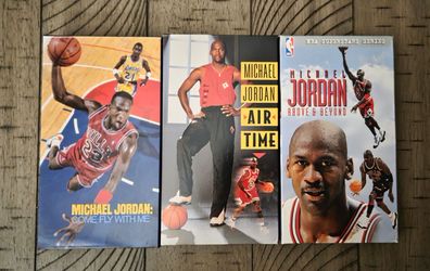1996 Box Set Michael Jordan: The Ultimate Collection VHS 3-Tape NBA Superstar Series