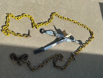 Tow chain with Com-along
