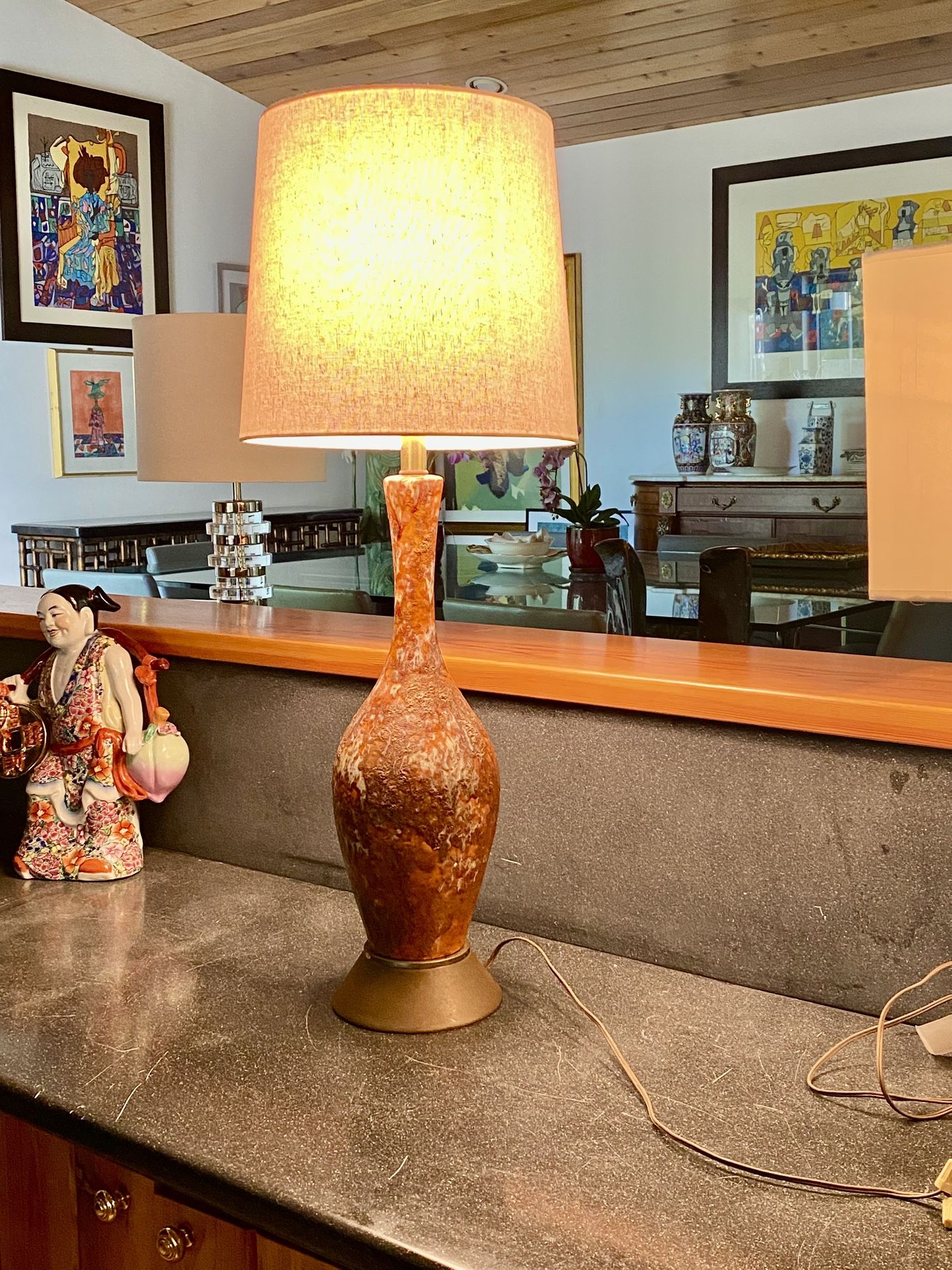 Awesome Midcentury Vintage Lamp Rare Find !!