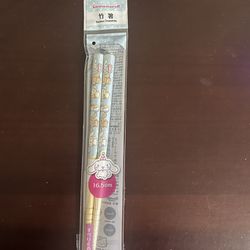 Sanrio Cinnamoroll Bamboo Chopsticks 6.5 Inches Or 16.5cm