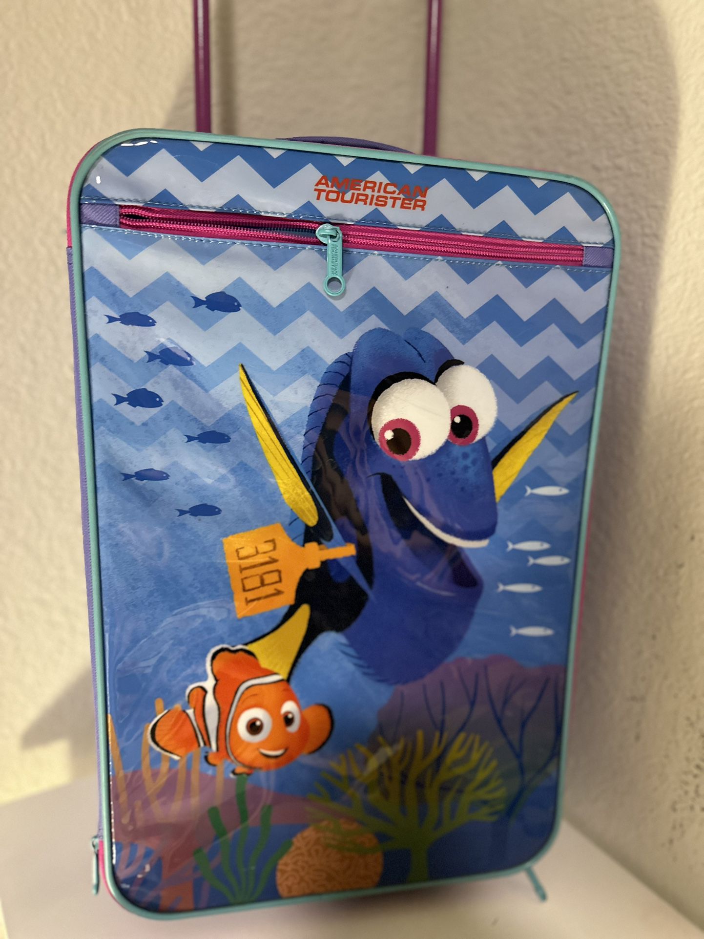 Finding Nemo Rolling Luggage In Good Condition Nothing Torn Or Broken 