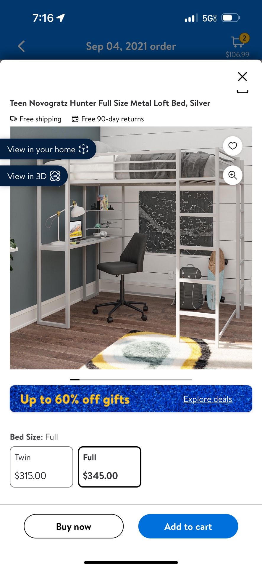 Loft Bed For Sale