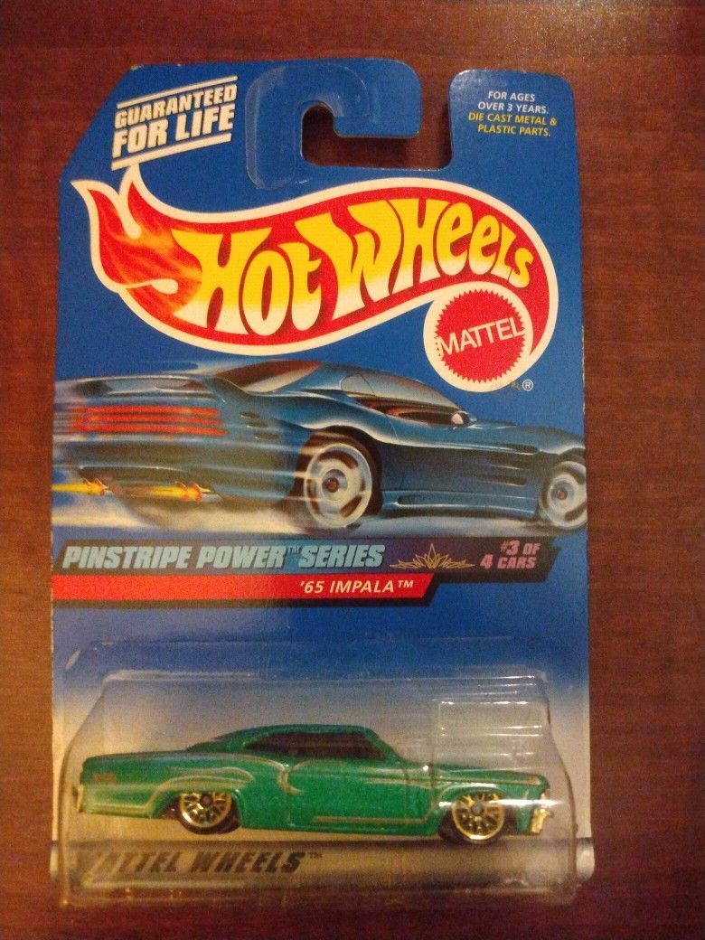 1998 Hot Wheels pinstripe power series 65 impala #3 of 4 Cars