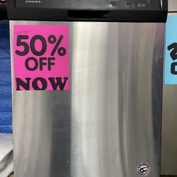 AMANA STAINLESS STEEL DISHWASHER 