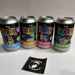 Funko Vinyl Soda Disney Alice in Wonderland  - full set