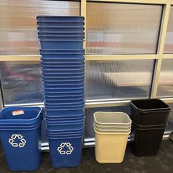 $5 Each. Office Recycling / Trash Bins – Multiple Available