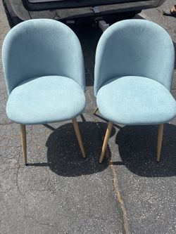 Blue chairs